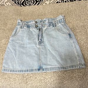 Pacsun Paper bag Jean Mini Skirt